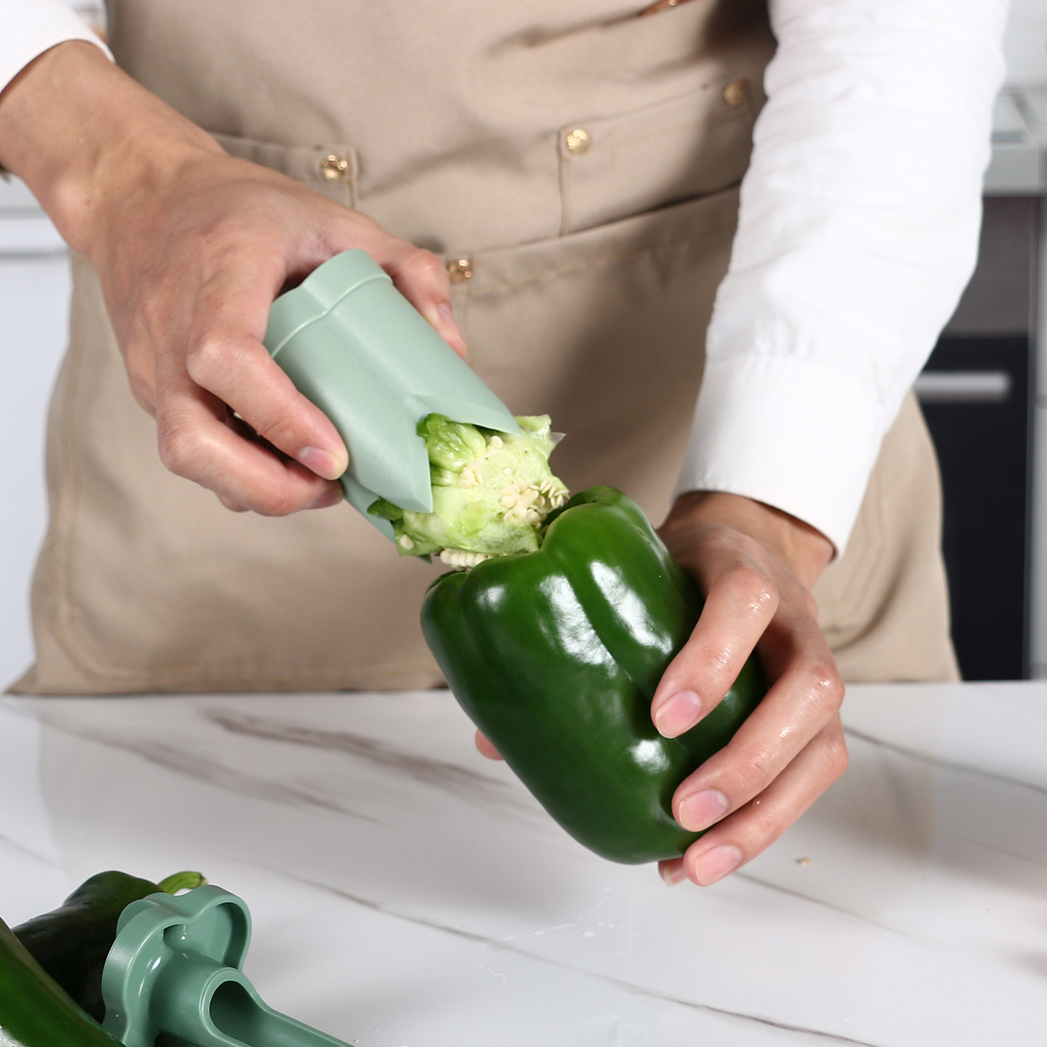 Évideur de graines de poivre jalapeno, dissolvant de noyau de légumes, vente en gros 1